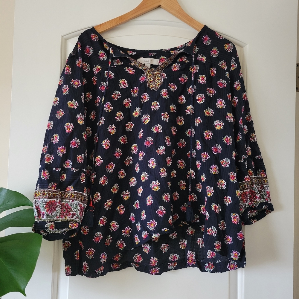 Loft Printed Blouse